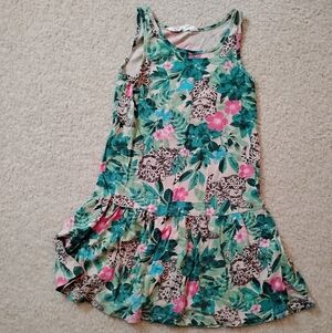 VGUC Girl's H&M Floral Sleeveless Dress - Sz 4-5